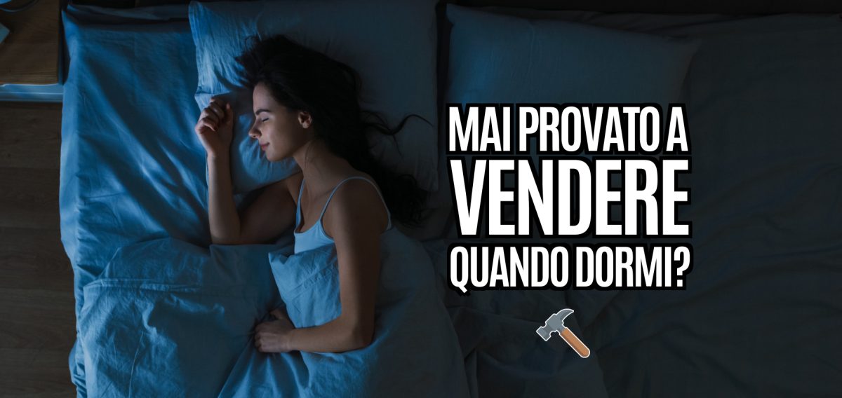 ragazza che dorme felice