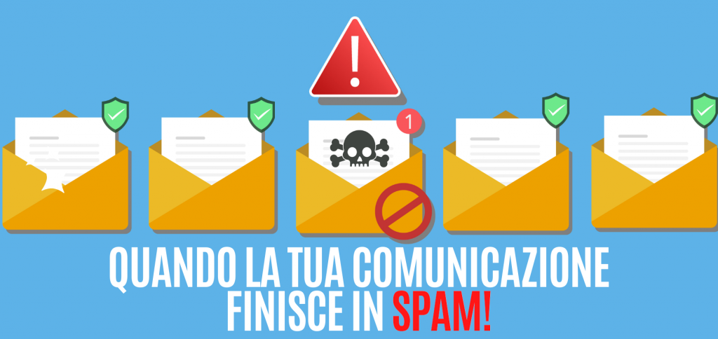 Quando la tua comunicazione finisce nella spazzatura 47 sequenza email con triangolo rosso avvertimento
