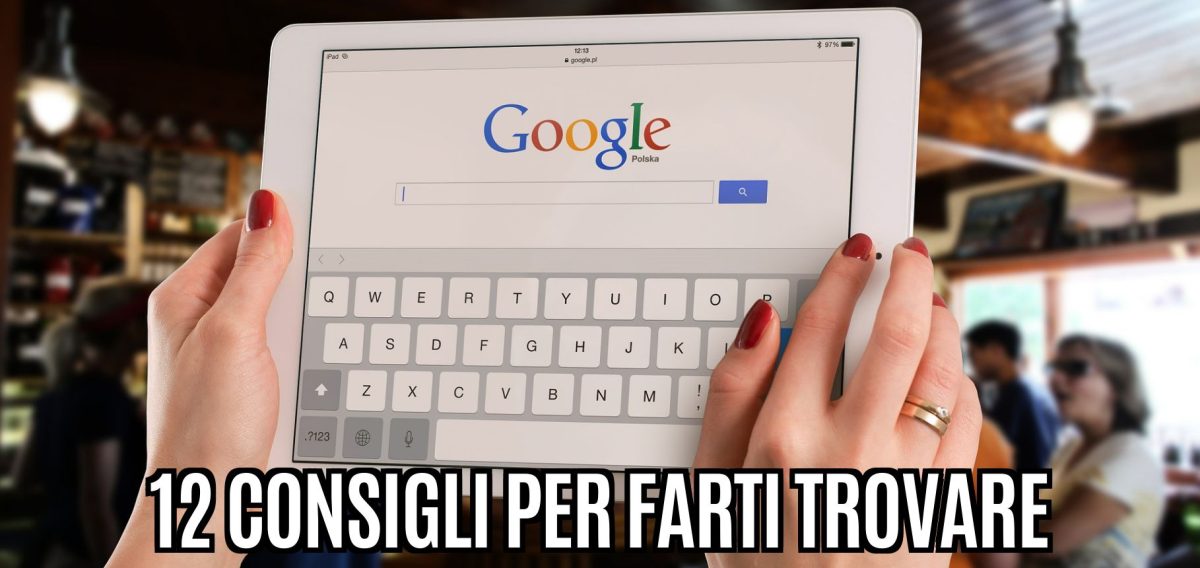 tablet con schermata google