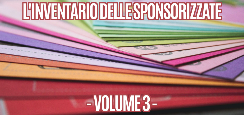L'inventario delle sponsorizzate - Volume III 1 Arciere412