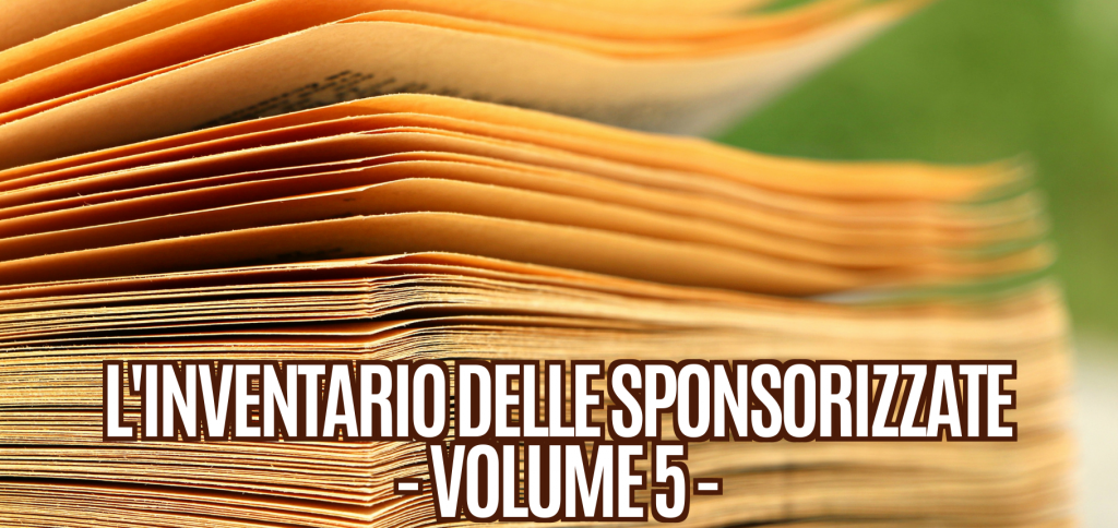 L'inventario delle sponsorizzate - Volume V 25 Blog Arciere42
