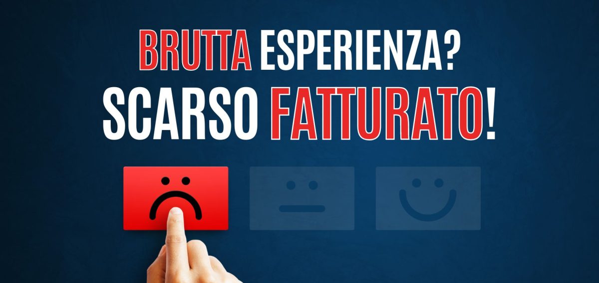 Pessima esperienza utente, non fare questi errori