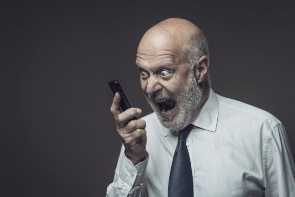 venditore stressato