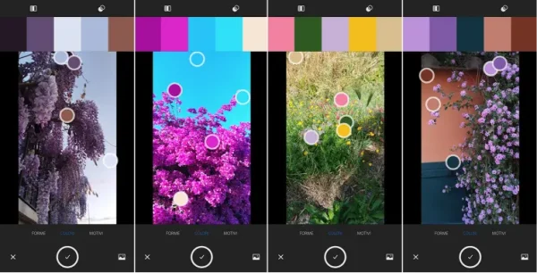Palette colori adobe capture
