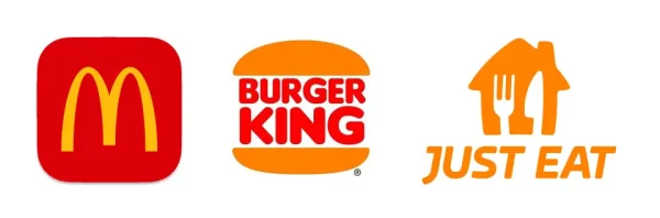 colori app delivery e fast food