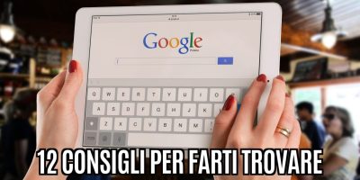 tablet con schermata google
