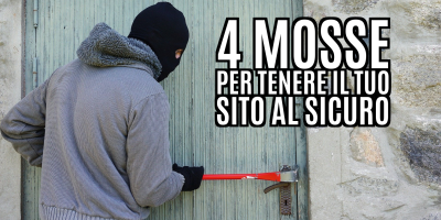 ladro che forza una porta