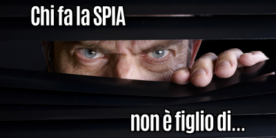 Copertina Chi fa la spia non è figlio di Maria