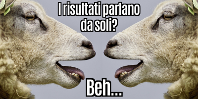 copertina I risultati parlano da soli? Beh...
