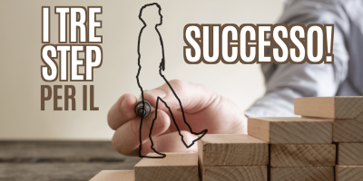 Scopri i 3 step per raggiungere il successo!