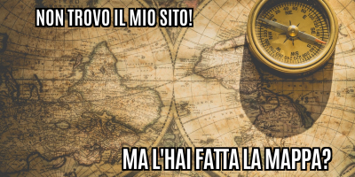 copertina con bussola e mappa